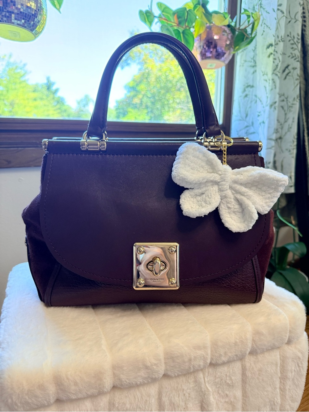 Gorgeous Coach Oxblood Drifter CarryAll